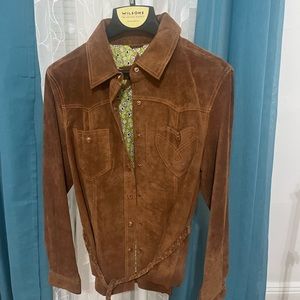 Wilson’s suede leather jacket!
